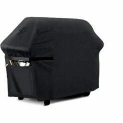 TANABATA Housse Barbecue Gaz,Housse De Protection Plancha 210D Etanche,Housse De Protection Pour Barbecue XL Sangle Ajustable,Convient La Plupart Des Grill (145 * 61 * 117cm)