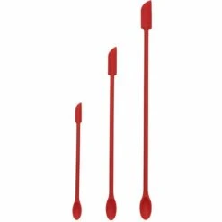 BRIDAY Mini Spatule Petite Spatule En Silicone Spatule De Maquillage Spatule Mince Pour Cuisine Et Beauté Pack De 3