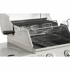 FEMOR 107CM BBQ Tournebroche Avec Moteur 4W 220-240V 50Hz Électrique Automatique Rotatif En Acier Inoxydable Pour Grill Barbecue, Certification CE, LFGB, Argent 7 FEMOR 107CM BBQ Tournebroche Avec Moteur 4W 220-240V 50Hz Électrique Automatique Rotatif En Acier Inoxydable Pour Grill Barbecue, Certification CE, LFGB, Argent -Accessoires de barbecue Soldes 43430234 3