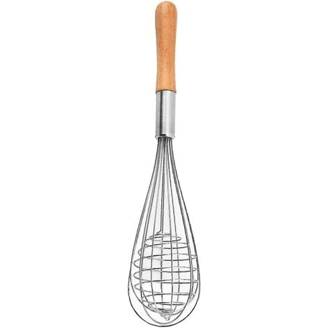 Kueatily Fouet De Cuisine à Main Fouet Patisserie En INOX Avec Manche De Bois 4 Kueatily Fouet De Cuisine à Main Fouet Patisserie En INOX Avec Manche De Bois – Image 4
