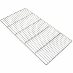 WILTEC Grille De Barbecue Acier Inoxydable Carrée 58 X 30 Cm Sans Rouille Barbecue à Charbon De Bois /à Gaz