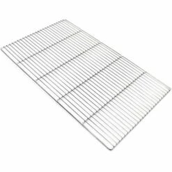 WILTEC Grille De Barbecue Acier Inoxydable Carrée 67 X 40 Cm Sans Rouille Barbecue à Charbon De Bois /à Gaz