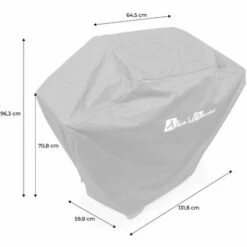 ALICE'S GARDEN Housse En Polyester Et PVC Pour Barbecues Au Gaz Athos. Treville 3. Treville 4. Bazin 3. Jules 4. Bernard - Noir -Accessoires de barbecue Soldes 44638734 4