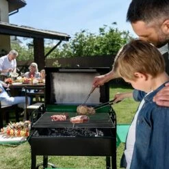 Grill Rack Grille En Acier Inoxydable Grille De Barbecue En Acier Inoxydable 44.5*29.5cm Fontainebleau Argent -Accessoires de barbecue Soldes 44811845 5