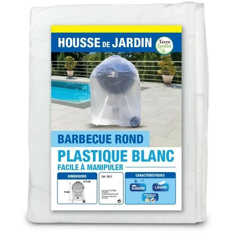 TERRE JARDIN Housse De Protection Barbecue Rond 2 TERRE JARDIN Housse De Protection Barbecue Rond – Image 2