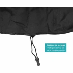 SKYLANTERN Housse Protection Barbecue Noire - Housse Protection Barbecue Exterieur 76x66x110cm - Bache Protection Barbecue Rond - Noir -Accessoires de barbecue Soldes 45248144 5