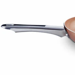 SILVANO Lot De Trois Poêles à Frire Super Copper Avec Un Couvercle En Verre 7 SILVANO Lot De Trois Poêles à Frire Super Copper Avec Un Couvercle En Verre -Accessoires de barbecue Soldes 45322372 3