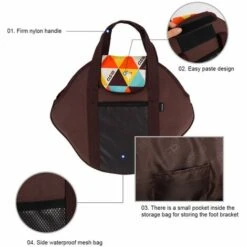 CLS Wok En Fonte Friture Cuisson Gril Rond Plateau De Cuisson Barbecue Gril En Plein Air Pique-Nique Outil De Cuisson Dispositif De Cuisson Pour Le Camping, Ensemble B -Accessoires de barbecue Soldes 45636135 3