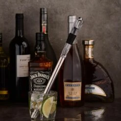 Velaze Refroidisseur De Vin En Acier Inoxydable, AVec Bec Verseur, Bouchon De Bouteille, Décantaeur, Tire-Bouchon, Fonctions 3 En 1 Idéal Pour Champagne, Whisky Et Vin Rouge 7 Velaze Refroidisseur De Vin En Acier Inoxydable, AVec Bec Verseur, Bouchon De Bouteille, Décantaeur, Tire-Bouchon, Fonctions 3 En 1 Idéal Pour Champagne, Whisky Et Vin Rouge -Accessoires de barbecue Soldes 45732937 3