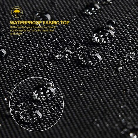 DENUOTOP Bache Table De Jardin Ronde Housse Pour Table De Jardin Imperméable Anti-UV Oxford Robuste Protection Table Extérieur 120*75cm 5 DENUOTOP Bache Table De Jardin Ronde Housse Pour Table De Jardin Imperméable Anti-UV Oxford Robuste Protection Table Extérieur 120*75cm – Image 5