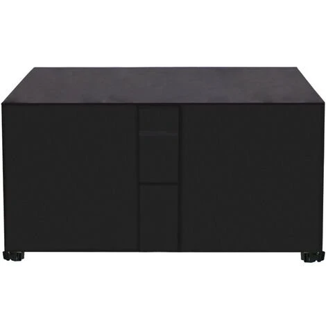 DENUOTOP Noir Housse De Table Jardin Rectangulaire Housse Salon De Jardin Imperméable, 420D Anti-UV Housse De Protection Salon Bache Table Exterieur Avec PoignéE De Transport Et FenêTre De Ventilation—190*135*90CM 1 DENUOTOP Noir Housse De Table Jardin Rectangulaire Housse Salon De Jardin Imperméable, 420D Anti-UV Housse De Protection Salon Bache Table Exterieur Avec PoignéE De Transport Et FenêTre De Ventilation—190*135*90CM