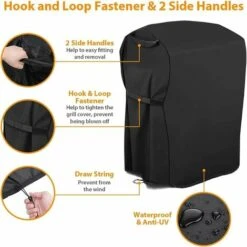 TINOR Housse De Barbecue, Housse De Barbecue étanche Oxford Housse De Barbecue à Gaz Robuste, Coupe-vent, Indéchirable Pour Weber, Brinkmann, Char Broil(76x66x100cm) 7 TINOR Housse De Barbecue, Housse De Barbecue étanche Oxford Housse De Barbecue à Gaz Robuste, Coupe-vent, Indéchirable Pour Weber, Brinkmann, Char Broil(76x66x100cm) -Accessoires de barbecue Soldes 46790194 3