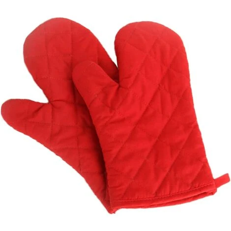 Gants De Cuisine Résistants à La Chaleur Gants De Cuisine épaissis Résistants à La Chaleur Gants De Cuisine Maniques, Coton, 1 Paire De Rouge,HANBING 1 Gants De Cuisine Résistants à La Chaleur Gants De Cuisine épaissis Résistants à La Chaleur Gants De Cuisine Maniques, Coton, 1 Paire De Rouge,HANBING