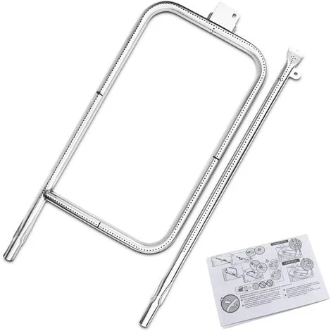 GFTIME 65032 Tube Brûleur 61.6 CM X 26.4 CM Pour Weber Q300 Series Q320, Q3000, Q3200, Barbecue Gaz Pièces Détachées Acier Inoxydable Accessoire Pour 404341, 57060001, 586002 1 GFTIME 65032 Tube Brûleur 61.6 CM X 26.4 CM Pour Weber Q300 Series Q320, Q3000, Q3200, Barbecue Gaz Pièces Détachées Acier Inoxydable Accessoire Pour 404341, 57060001, 586002