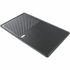 GFTIME 44,5CM 7637 Plaque De Cuisson Pour Grils à Gaz Weber Spirit E210 E220 S210 S220 (avec Boutons De Commande Avant 2 Brûleurs), Pièces De Rechange Pour Plaque De Cuisson En Fonte Pour Grils à Gaz