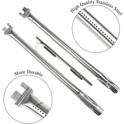 GFTIME 69785 Brûleur Avec 7635 Flavor Barre Accessoire Pour Weber Spirit 200 Serie Weber Spirit I & II 200, E210 E220 S210 S220 Gaz Grill (Avec Boutons De Commande Avant) -Accessoires de barbecue Soldes 47248759 4