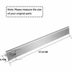 GFTIME 57CM Flavorizer Bar & 71CM Brûleur Pour Weber Spirit 300 Series 3 Brûleurs( Avec Bouton De Commande Latéral), Spirit E310 E320, Weber 700 900, Pour Weber 7508, 7537 Pièces De Rechange Plaque Chauffante En Acier Inoxydable -Accessoires de barbecue Soldes 47248760 3