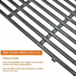 GFTIME 7637 44,5 CM Grilles De Gril Pour Weber Spirit I & II 200, E-210, E-220, S-210, S-220 ( Boutons De Commande Avant), Fonte Pieces Detachees Grille Barbecue Pour Weber 46010074, 46100001 à Gaz -Accessoires de barbecue Soldes 47364291 3