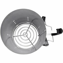 GFTIME Ø19cm 30cm H Cheminée D'allumage Pour Barbecue à Charbon De Bois, Pour Weber 7416 Ou Autres Barbecues Au Charbon, Démarreur De Cheminée Avec Poignée De Sécurité Allume-feu BBQ, Démarreur Rapide Au Charbon Pour Les Grillades -Accessoires de barbecue Soldes 47364300 3