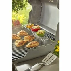 GFTIME 63,5CM 7641 Grille De Réchauffage Pour Weber Spirit 300 Series Spirit E-310 S-310 E-320 S-320 SP-330 (2013-2017), Genesis 1000 à 5500 Gas Grills, Supports De Réchauffement -Accessoires de barbecue Soldes 47364314 5