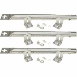 GFTIME 30,8 à 45CM Universal Brûleur Réglable Accessoires Pour FirePlus, Fire Mountain, Proficook, Barbecook, Tepro, Campingaz, Char-Broil, Cosmo Grill Et La Plupart Des Gril à Gaz , Acier Inoxydable Tube Brûleur Pièce De Rechange