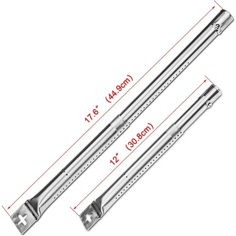 GFTIME 30,8 à 45CM Universal Brûleur Réglable Accessoires Pour FirePlus, Fire Mountain, Proficook, Barbecook, Tepro, Campingaz, Char-Broil, Cosmo Grill Et La Plupart Des Gril à Gaz , Acier Inoxydable Tube Brûleur Pièce De Rechange 2 GFTIME 30,8 à 45CM Universal Brûleur Réglable Accessoires Pour FirePlus, Fire Mountain, Proficook, Barbecook, Tepro, Campingaz, Char-Broil, Cosmo Grill Et La Plupart Des Gril à Gaz , Acier Inoxydable Tube Brûleur Pièce De Rechange – Image 2