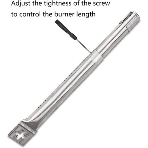 GFTIME 30,8 à 45CM Universal Brûleur Réglable Accessoires Pour FirePlus, Fire Mountain, Proficook, Barbecook, Tepro, Campingaz, Char-Broil, Cosmo Grill Et La Plupart Des Gril à Gaz , Acier Inoxydable Tube Brûleur Pièce De Rechange 5 GFTIME 30,8 à 45CM Universal Brûleur Réglable Accessoires Pour FirePlus, Fire Mountain, Proficook, Barbecook, Tepro, Campingaz, Char-Broil, Cosmo Grill Et La Plupart Des Gril à Gaz , Acier Inoxydable Tube Brûleur Pièce De Rechange – Image 5