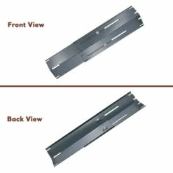 GFTIME 30cm à 53cm Plaque De Diffuseur De Chaleur Universelle De Barbecue Réglable En Porcelaine Emaillée Pour Barbecue Grill à Gaz Char-Broil, Nexgrill, Brinkmann, Backyard Barre Aromatisante Lot De 2 -Accessoires de barbecue Soldes 47364328 4