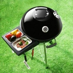 GFTIME 35,2 Cm X 34,5 Cm Tablette De Table Barbecue Pour Weber Master Touch & Original Kettle Charcoal Grills, Pièces De Rechange PourBarbecue Au Charbon Grills, Pour Grills De 56 Cm De Diamètre -Accessoires de barbecue Soldes 47364353 4