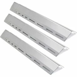 GFTIME 30 à 72 CM Diffuseur Chaleur Universel Réglable Pour Charbroil, Brinkmann, Weber, Outback, Enders, Taino, Landmann, Acier Inoxydable Couvercle Brûleur Pièces De Rechange De Gaz Grilen, 3 Paquet