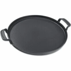GFTIME Ø 31cm Rond Plaque à Griller En Fonte Pour Weber 57 Cm Kettle Charcoal Grill, Weber Gourmet BBQ System, Weber One-Touch, Poêle En Fonte à Grillades Pièce De Rechange