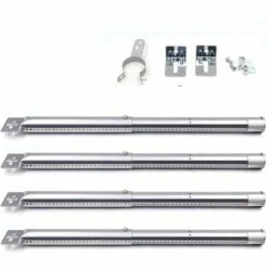 GFTIME 31 à 44 Cm Tube De Brûleur Réglable Pour Campingaz, Charbroil, Landmann, FirePlus, Universel Pièce De Rechange De Brûleur De Gril à Gaz En Acier Inoxydable Pour Fire Mountain, CosmoGrill Et Autre Modèle De Gril