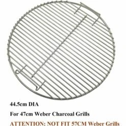 GFTIME 44.5CM 7432 Barbecue Grille De Cuisson Pièce De Rechange pour Weber 47CM Kettle Grill, One-Touch Weber Grill Au Charbon, Heavy Duty Spare Charcoal Grill Bar-B-Kettle,Smokey Mountain Cooker Smoker -Accessoires de barbecue Soldes 47364392 4