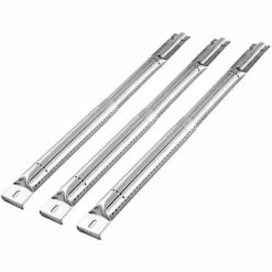 GFTIME 31 à 42CM Brûleur Tubulaire Universel De Rechange Réglable En Acier Inoxydable, S'adapte à La Plupart Des Grilles De Barbecue à Gaz, 3 En Pack