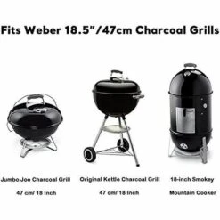 GFTIME 7432 7440 Grille De Cuisson Et Grille à Charbon Pour Grils à Charbon Weber 47 Cm, Weber One-Touch, Bar-B-Kettle, Smokey Mountain Cooker Smoker, Jumbo Joe, Original Kettle, Avec 1 Thermomètre 7 GFTIME 7432 7440 Grille De Cuisson Et Grille à Charbon Pour Grils à Charbon Weber 47 Cm, Weber One-Touch, Bar-B-Kettle, Smokey Mountain Cooker Smoker, Jumbo Joe, Original Kettle, Avec 1 Thermomètre -Accessoires de barbecue Soldes 47364401 3