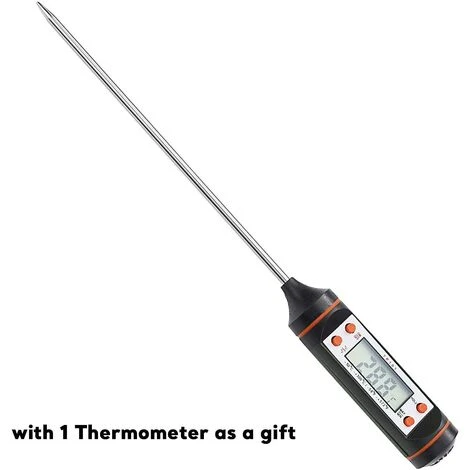 GFTIME 7432 7440 Grille De Cuisson Et Grille à Charbon Pour Grils à Charbon Weber 47 Cm, Weber One-Touch, Bar-B-Kettle, Smokey Mountain Cooker Smoker, Jumbo Joe, Original Kettle, Avec 1 Thermomètre 5 GFTIME 7432 7440 Grille De Cuisson Et Grille à Charbon Pour Grils à Charbon Weber 47 Cm, Weber One-Touch, Bar-B-Kettle, Smokey Mountain Cooker Smoker, Jumbo Joe, Original Kettle, Avec 1 Thermomètre – Image 5