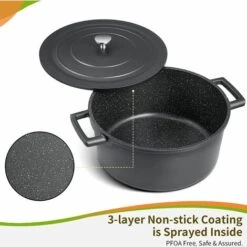 MVPOWER BBQ-Toro Dutch Oven 28 Cm | Alpha Marmite En Fonte -Accessoires de barbecue Soldes 47497436 3