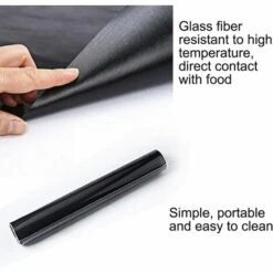 LONGZIMING Tapis De Cuisson Pour Barbecue 5 Pièces Feuille Cuisson Barbecue Tapis 40 X 33cm Anti-adhérent Et Réutilisable Pour Barbecue Électrique Gaz Et Charbon -Accessoires de barbecue Soldes 48157208 3