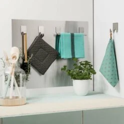 COMPACTOR Crédence Murale Adhésive Et Magnétique - Argent -Accessoires de barbecue Soldes 48476808 4