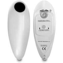 LONGZIMING Ouvre-Boîte Électrique De Conserve, Bord Lisse Et Doux Avec Démarrage Automatique One-Touch Pour L'arthrite Et Les Personnes Âgées