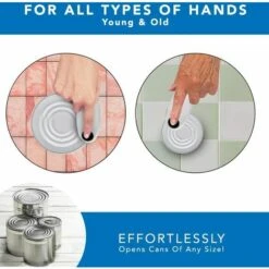 LONGZIMING Ouvre-Boîte Électrique De Conserve, Bord Lisse Et Doux Avec Démarrage Automatique One-Touch Pour L'arthrite Et Les Personnes Âgées -Accessoires de barbecue Soldes 48882763 3