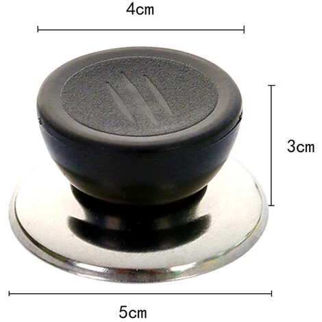 KARTOKNER 5 Pièces Bouton De Couvercle Casserole Couvercle Boutons Noir Universel Remplacement Boutons De Ustensiles De Cuisine Avec Vis Poignée Boutons De Rechange Pour Couvercle De Casserole 2 KARTOKNER 5 Pièces Bouton De Couvercle Casserole Couvercle Boutons Noir Universel Remplacement Boutons De Ustensiles De Cuisine Avec Vis Poignée Boutons De Rechange Pour Couvercle De Casserole – Image 2