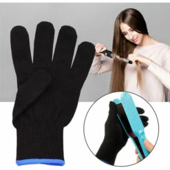 KARTOKNER Paquet De 2 Gant Résistant à La Chaleur, Gants Thermiques En Coton - Accessoires De Lisseur Professionnel Pour La Coiffure, Les Fers à Friser Et Les Lisseurs -Accessoires de barbecue Soldes 50406872 5