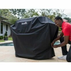 Housse Pour Barbecues à Gaz Char-Broil 3-4 Brûleurs - Noir -Accessoires de barbecue Soldes 50879385 3