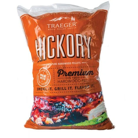 Sac à Pellets HICKORY (Caryer) Pour Barbecue TRAEGER 1 Sac à Pellets HICKORY (Caryer) Pour Barbecue TRAEGER