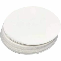 LITZEE Papier Sulfurisé Papier à Pâtisserie Rond Papier Parchemin De Cuisson Antiadhésif Pour Les Casseroles, Grill, Vapeur,23CM 100PCS