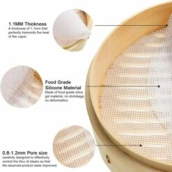LITZEE 16 Pcs Antiadhésif Vapeur Maille Réutilisable Silicone Rond Dim Sum Vapeur Maille Vapeur Tapis Pour Vapeur Panier Cuisine Légumes Riz 20 Cm 30 Cm 7 LITZEE 16 Pcs Antiadhésif Vapeur Maille Réutilisable Silicone Rond Dim Sum Vapeur Maille Vapeur Tapis Pour Vapeur Panier Cuisine Légumes Riz 20 Cm 30 Cm -Accessoires de barbecue Soldes 51552884 3