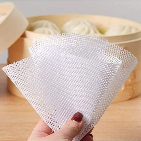 LITZEE 16 Pcs Antiadhésif Vapeur Maille Réutilisable Silicone Rond Dim Sum Vapeur Maille Vapeur Tapis Pour Vapeur Panier Cuisine Légumes Riz 20 Cm 30 Cm 5 LITZEE 16 Pcs Antiadhésif Vapeur Maille Réutilisable Silicone Rond Dim Sum Vapeur Maille Vapeur Tapis Pour Vapeur Panier Cuisine Légumes Riz 20 Cm 30 Cm â Image 5