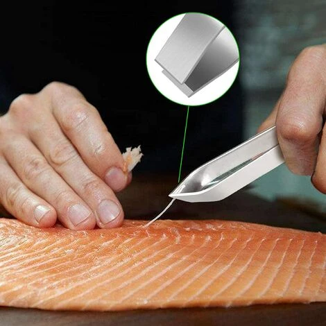 KARTOKNER Lot De 2 Pince à Os De En Acier Inoxydable ArêTe De Poisson Pince à éPiler Pour Enlever Les ArêTes De Poisson,Les éCailles De Poisson,Les Plumes De Porc Et Les Plumes De Poulet 3 KARTOKNER Lot De 2 Pince à Os De En Acier Inoxydable ArêTe De Poisson Pince à éPiler Pour Enlever Les ArêTes De Poisson,Les éCailles De Poisson,Les Plumes De Porc Et Les Plumes De Poulet â Image 3