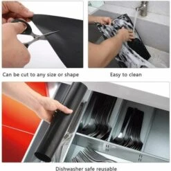 TINOR Tapis De Cuisson Tapi Barbecue Tapis Grille Barbecue Tapis BBQ Barbecue Tapis Grillagé De Cuisson Tapis De Cuisson Barbecue , 100% Anti-adhésif Réutilisable, 40 * 33cm, Lot De 5 (Nouveaux Matériaux) -Accessoires de barbecue Soldes 52486055 3